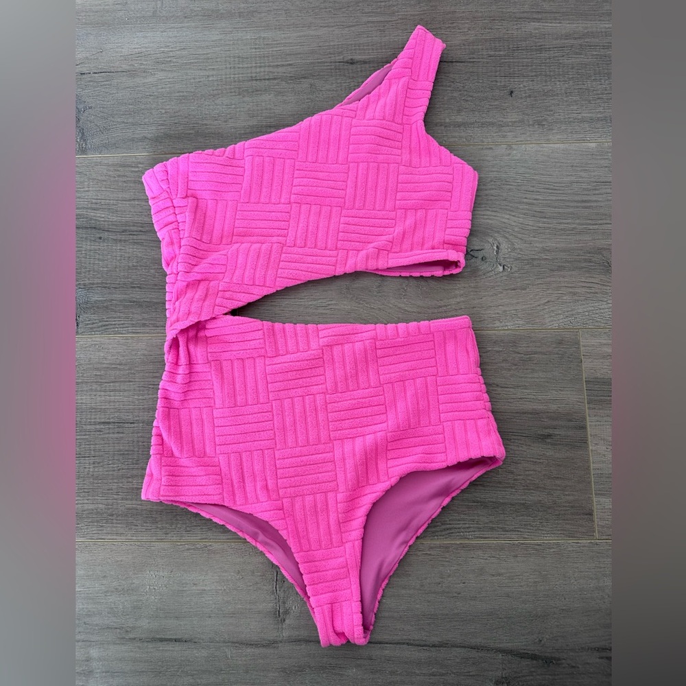 Beach Riot One Shoulder Swimsuit